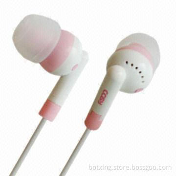 Simple-designed earphones with excellent sound quality and ABS housing
